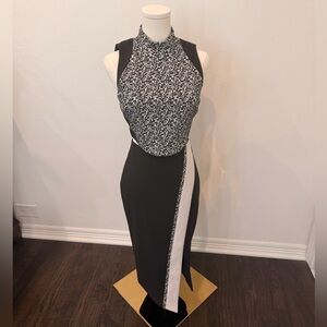 Elizabeth and James Black and White Set - Top size S, skirt size 4
